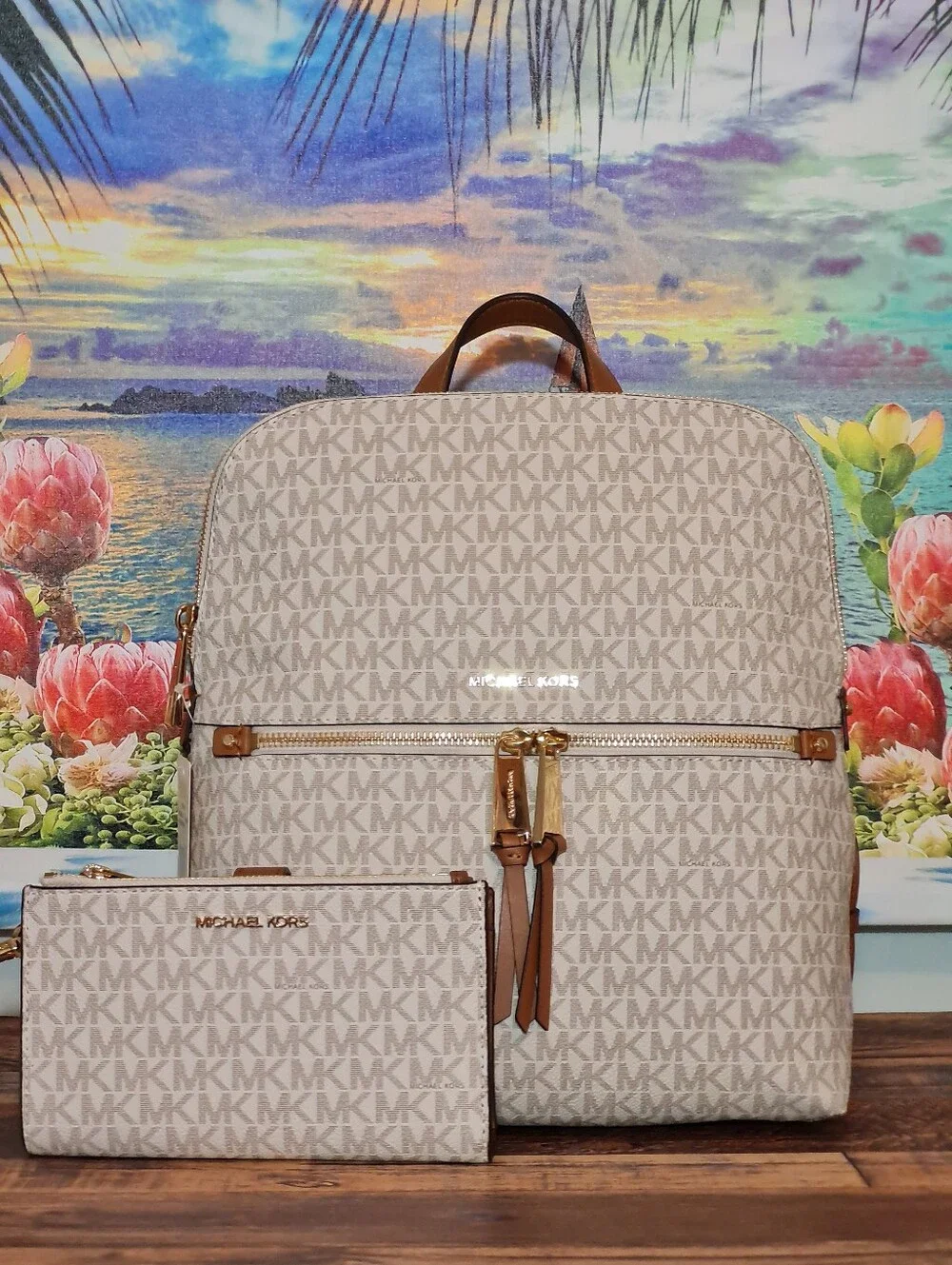 Michael Kors coated canvas